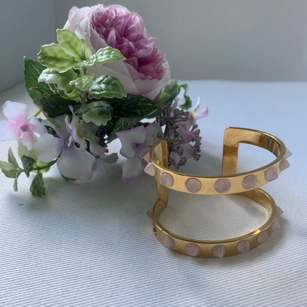 🍄 J.Crew Gold Cuff Bracelet with Spikes